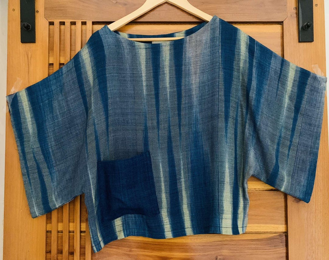 Curated visual reference: Cotton Indigo Dye Reference: Handmade Organic Cotton Indigo Dye Thai Jacket Kimono Shirt Robe