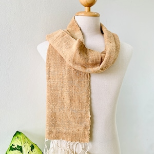 Thai Indigo Handwoven Scarf Shawl Wrap - Made from organic cotton using natural dyes