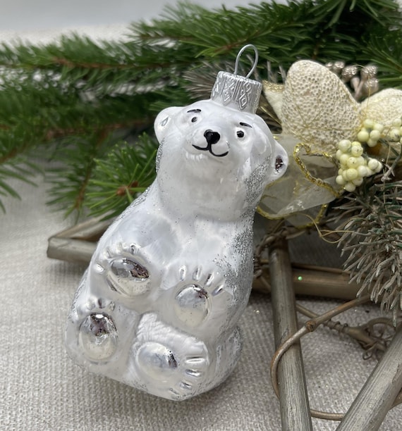 ソビエト　ガラスオーナメント　アコーディオンくまさん　クリスマスオーナメント ASTIER de VILLATTE. INGE-GLAS ドイツ製 うさぎクリップ ガラス