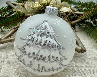 ヴィンテージガラスオーナメント6個セット – ソビエト風レトロ