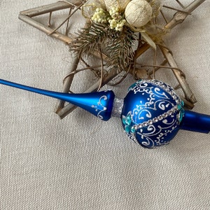 Christmas glass tree topper 25cm ( 9inch),vintage tree topper Christmas tree ornaments ornament Christmas tree topper top, Christmas