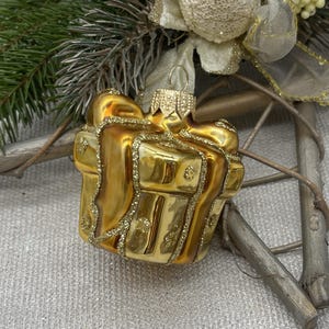 Geschenkweihnachtsglasverzierung, geblasene handbemalte Glasfigur, Weihnachtsbaum, Weihnachtsverzierungen, Weihnachtsgeschenk 2025