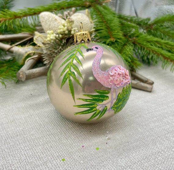 Ornements De Noël En Forme De Boule Avec Oiseaux - Verre Décoratif Pour Sapin, Rampe, Mur, Porte - Décoration Festive Hivernale - 10