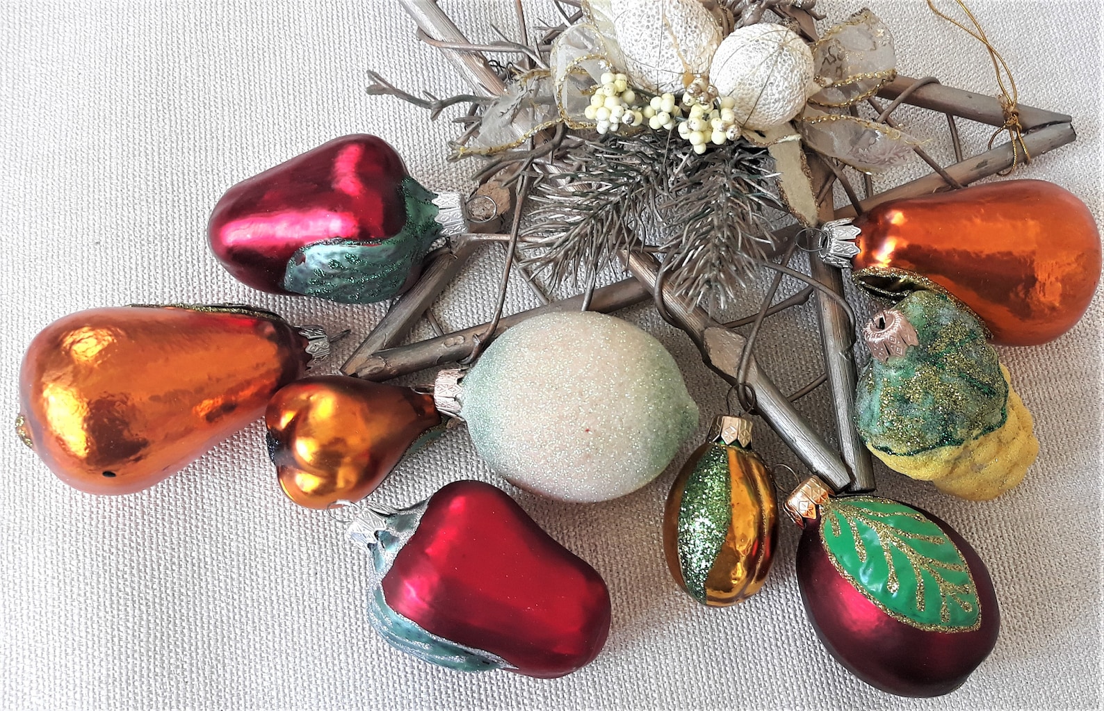 Fruit collection Christmas OrnamentChristmas ornaments Etsy