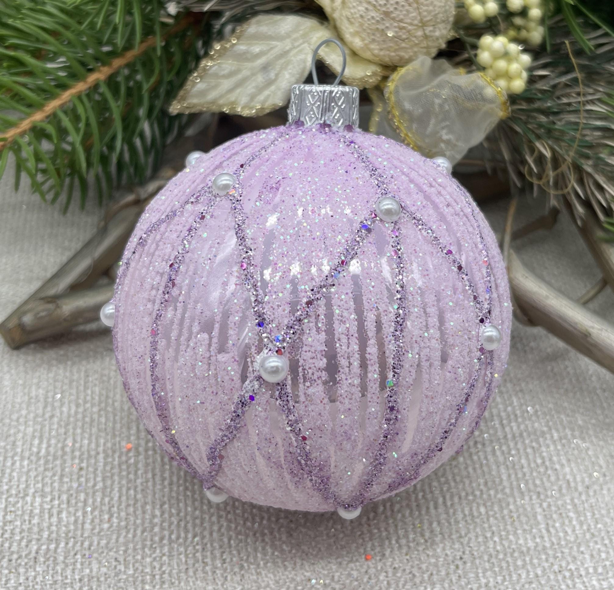 Boules de Noël en Verre Soufflé | Fait Main | Magie de Noël