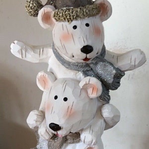 Latex Mould for making this lovely playing teddies scene