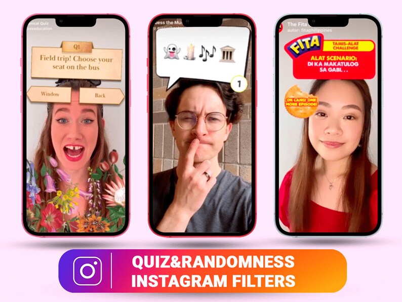 CUSTOM Instagram/facebook Filter Personalized Spark Ar Filter - Etsy