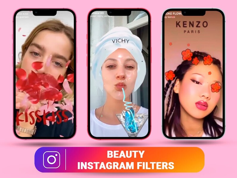 CUSTOM Instagram/facebook Filter Personalized Spark Ar Filter - Etsy