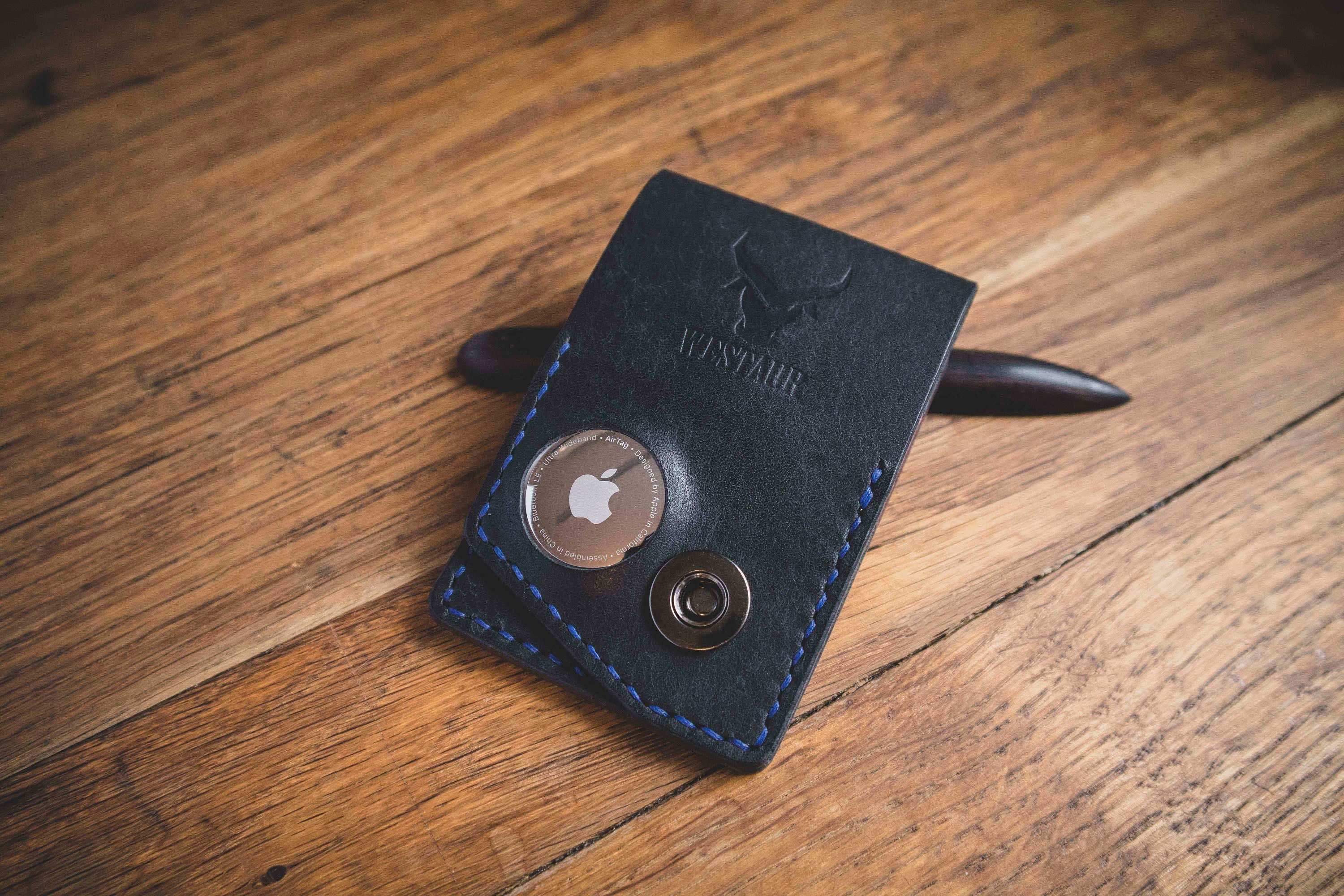 Apple AirTag Wallet Slim AirTag Wallet Minimalist Leather Wallet Small AirTag Leather Wallet