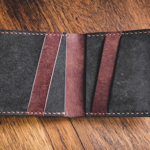 Leather Bifold Wallet - Durable Leather Wallet - Premium Leather Wallet - Stylish Wallet - Handmade Leather Wallet - Gift Leather Wallet