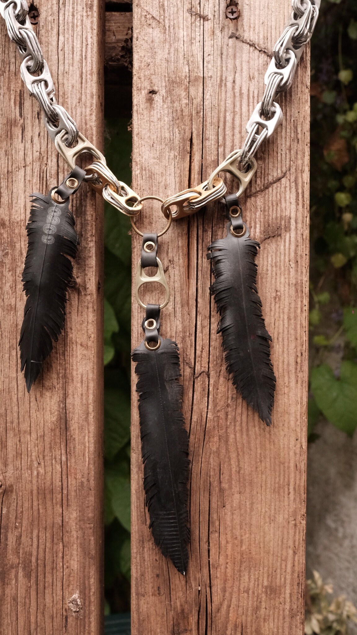 Recycled can ringpull necklate 2.0 Etsy