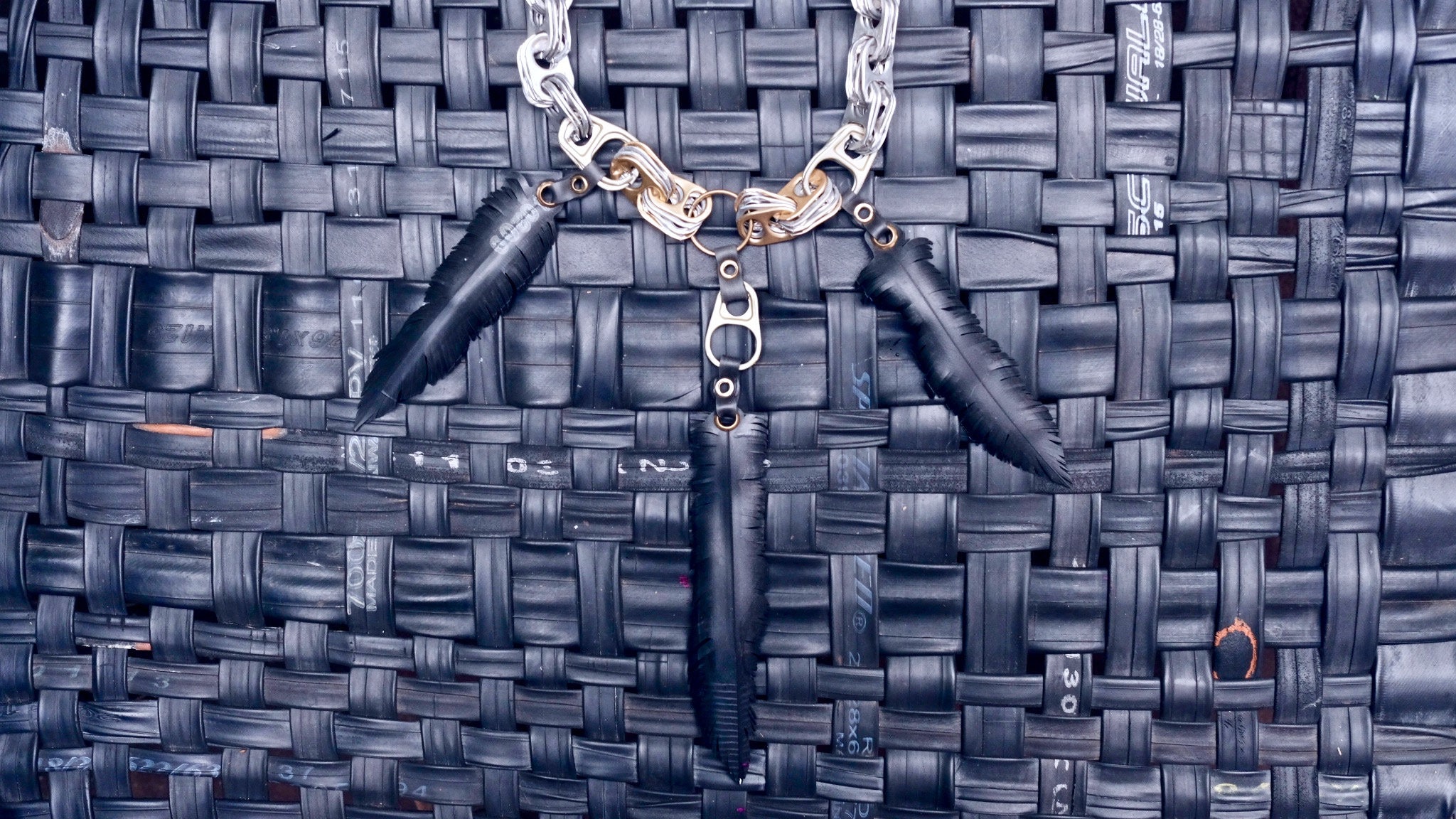 Recycled can ringpull necklate 2.0 Etsy