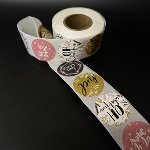 8 Stück Winter-Etikett-Aufkleber | 100% recyceltes Kraftpapier | Set | Winter Sprüche | Design Geschenkdekoration