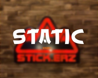 Static | Version 3 |  Sticker Vinyl