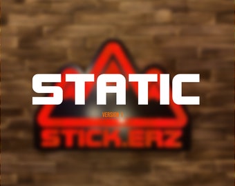 Static | Version 1 |  Sticker Vinyl