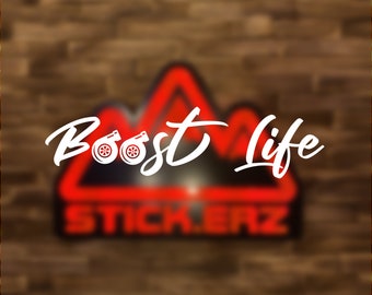 Boostez la | de vie Autocollant Vinyle