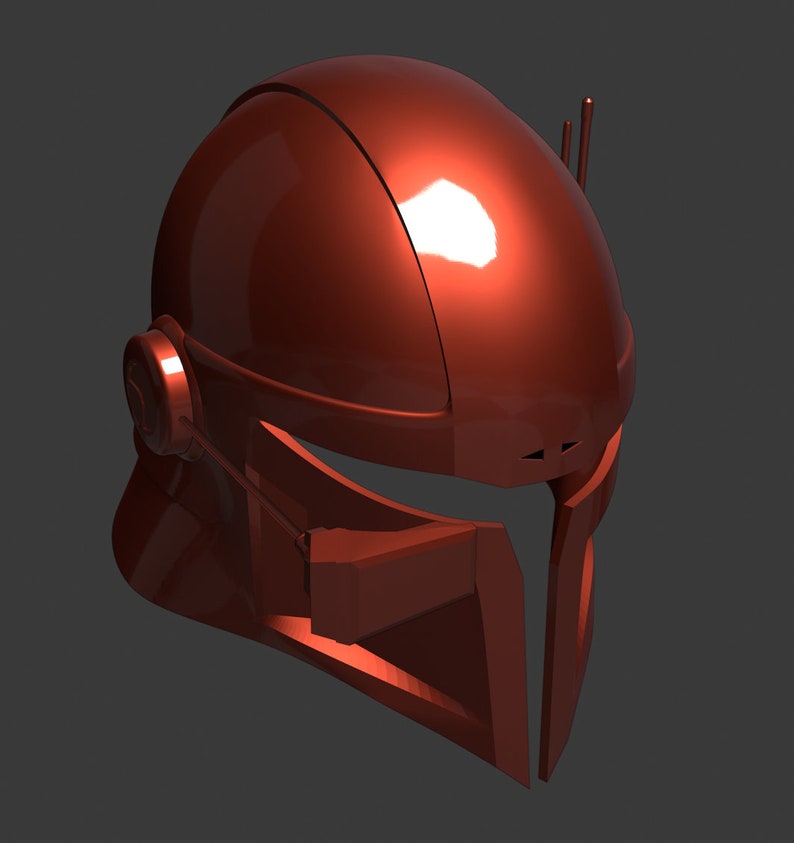 MMCC Approved Modern Madalorian Helmet Flair Mohawk v5 image 3