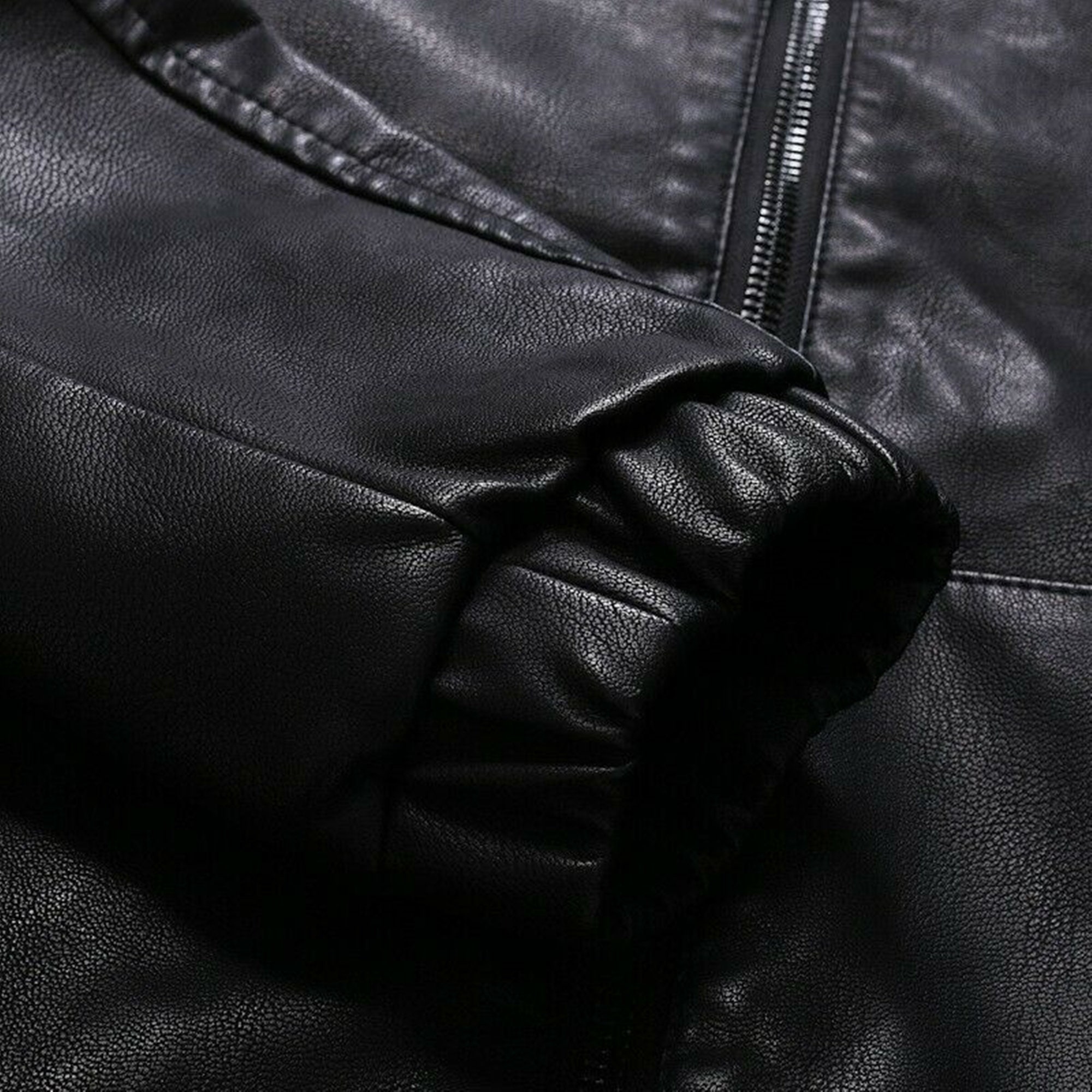 Mens Genuine Black Hoodie Sheepskin Leather Jacket | Etsy