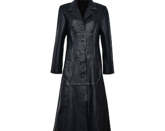 leather coat full length