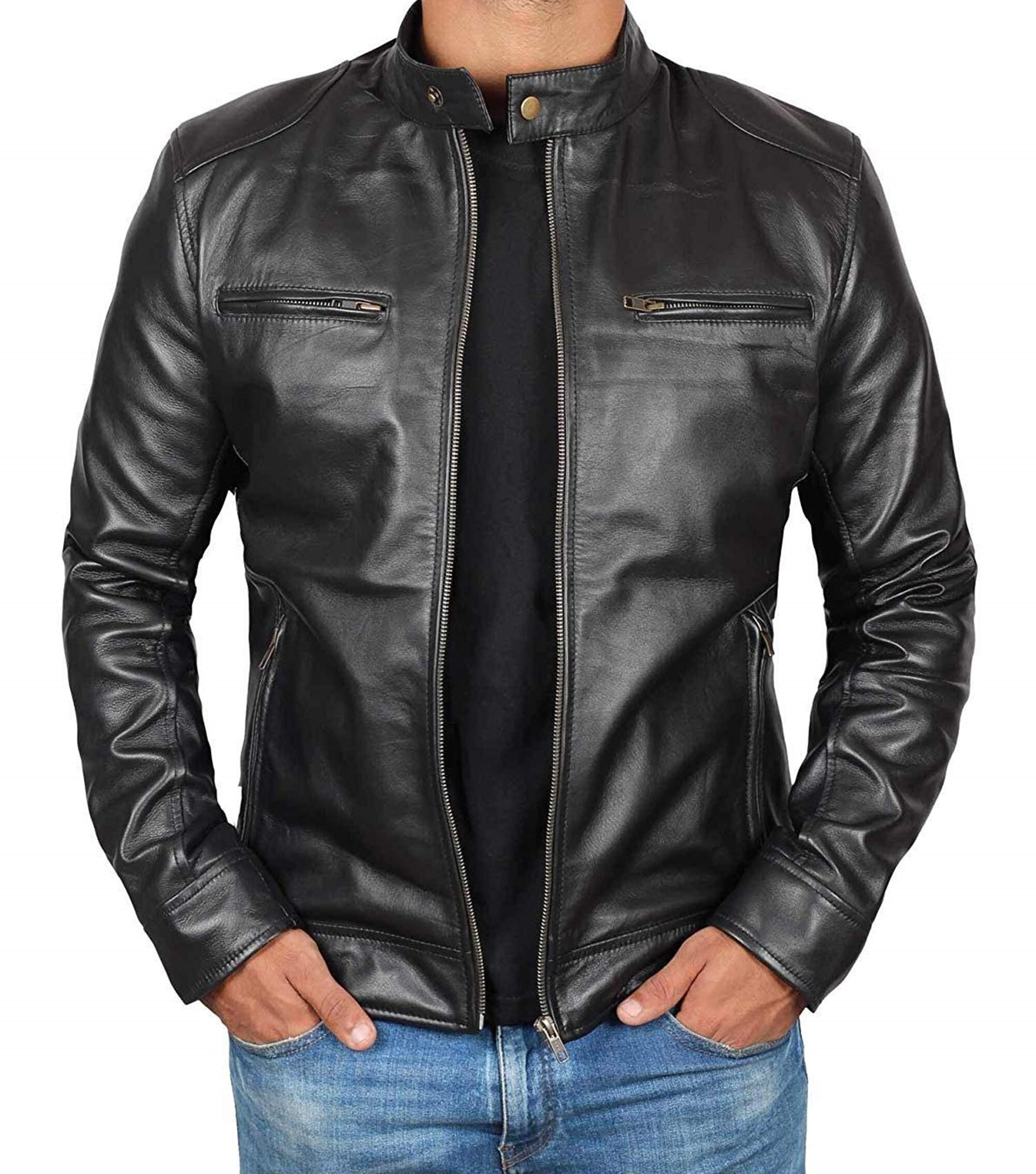 Mens Black Leather Jacket Leather Jacket For Mens | Etsy