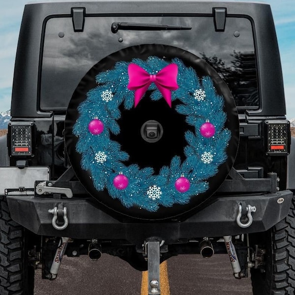 Jeep Spare Tire Cover Wreath Etsy
