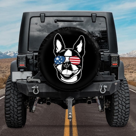 Spare Tire Cover for Jeep for Bronco Boston Terrier Spare - Etsy Australia