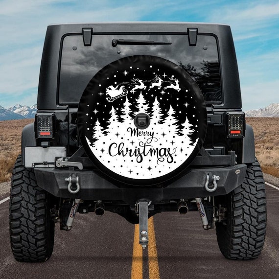 Funda Para Rueda De Repuesto Árbol De Navidad - Universal, Impermeable, Varios Tamaños (S, M, L, XL), Con Cierre Rápido