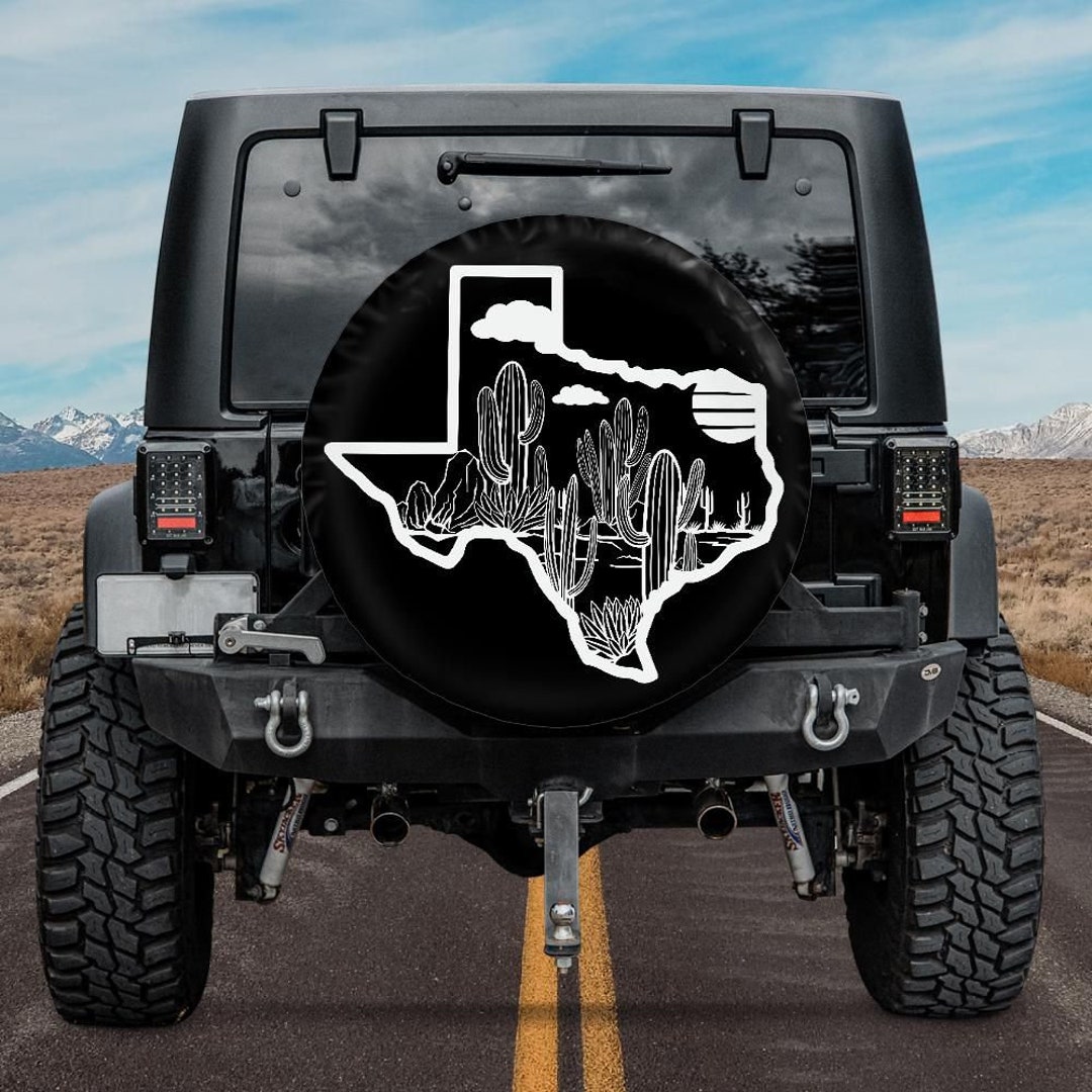 Spare Tire Cover With Texas State Outline Spare Tire Cover Etsy Canada