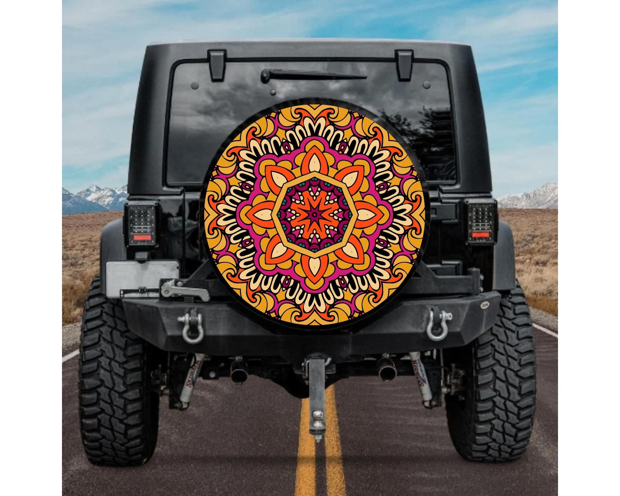 Mandala Spare Tire Cover