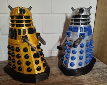 Customizable Dalek from Doctor Who; Choose your own colors, 3D printed