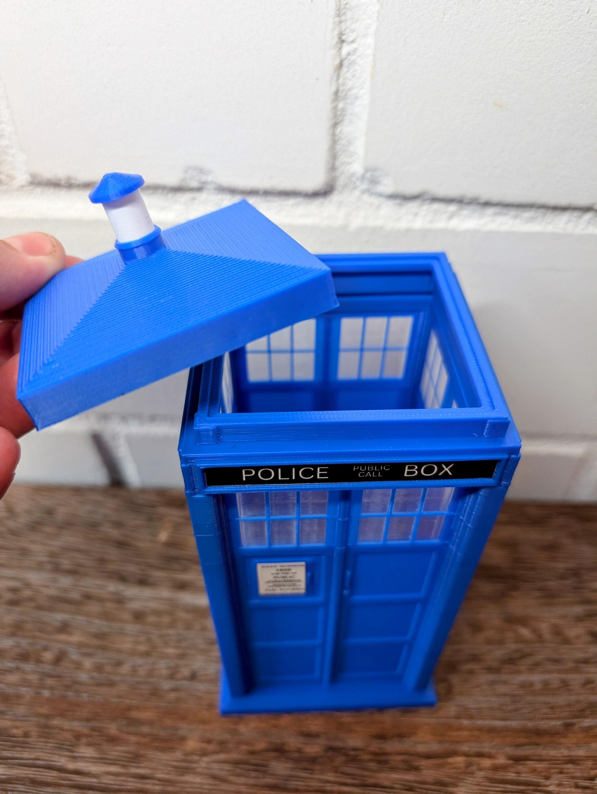 Doctor Who Mug Doctor Who TARDIS Police Box 3D Laser Cut Model Kit Dr ...