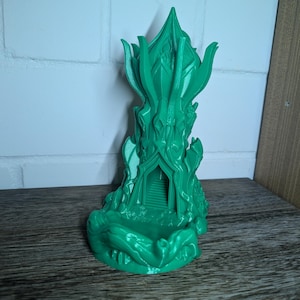 Elven Dice Tower – Magical Dice Tower with dice cup and decorative items, also for elves