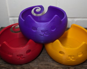 Garnschale in Form einer Katze, Wollschale zum Stricken, Häkeln und Dekorieren