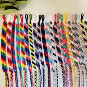 Knotted Bracelet - LGBTQ+ - Pride Flag Bracelets - Friendship Bracelet - Friendship Bracelet - Friendship Wristband - Bracelet