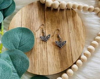 moth earrings