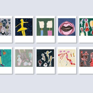 Kunst-Postkarten-Set | Edition »Begegnungen«  | 10 Karten in handgefertigter Schachtel