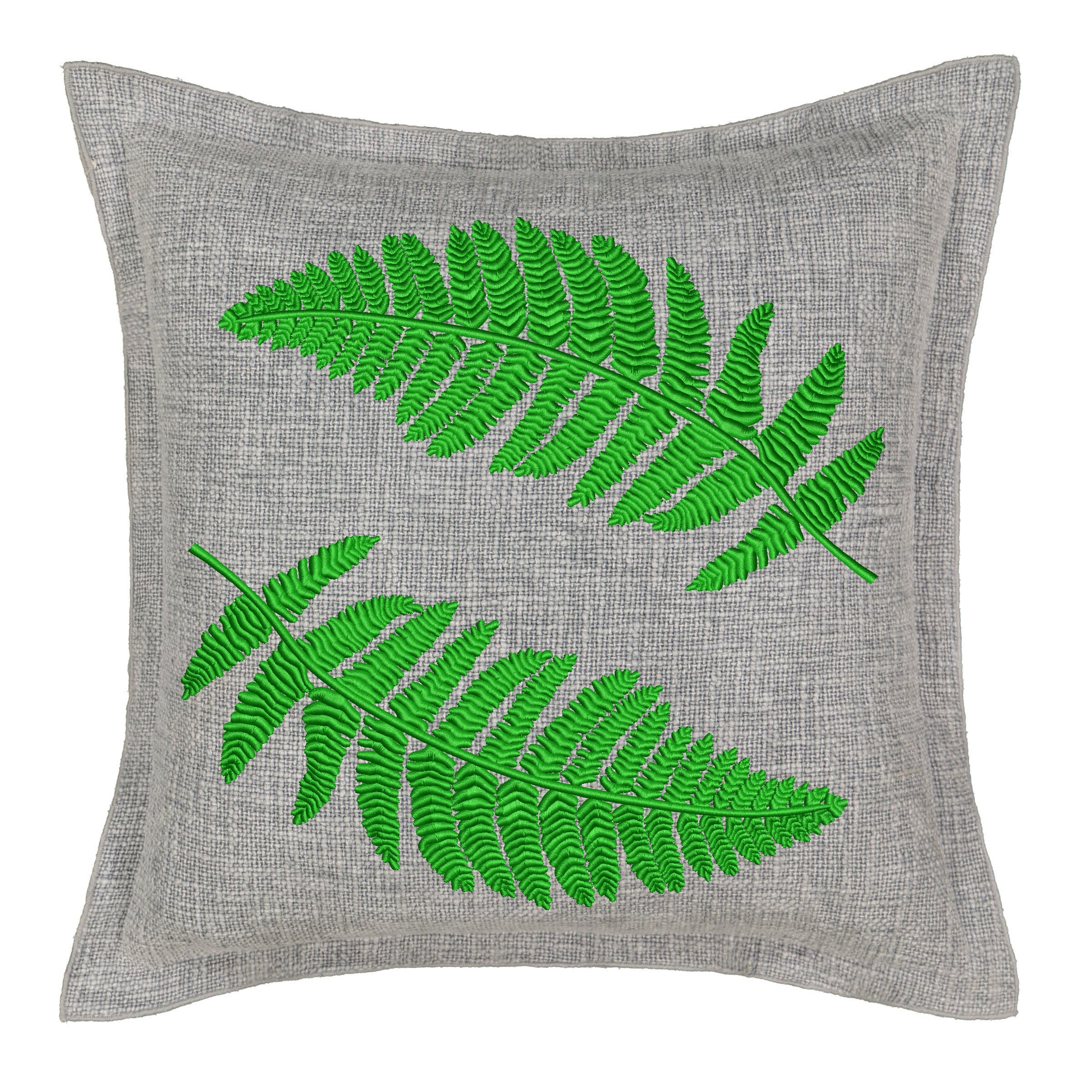 Machine embroidery designs fern leaf 3 sizes  etsy