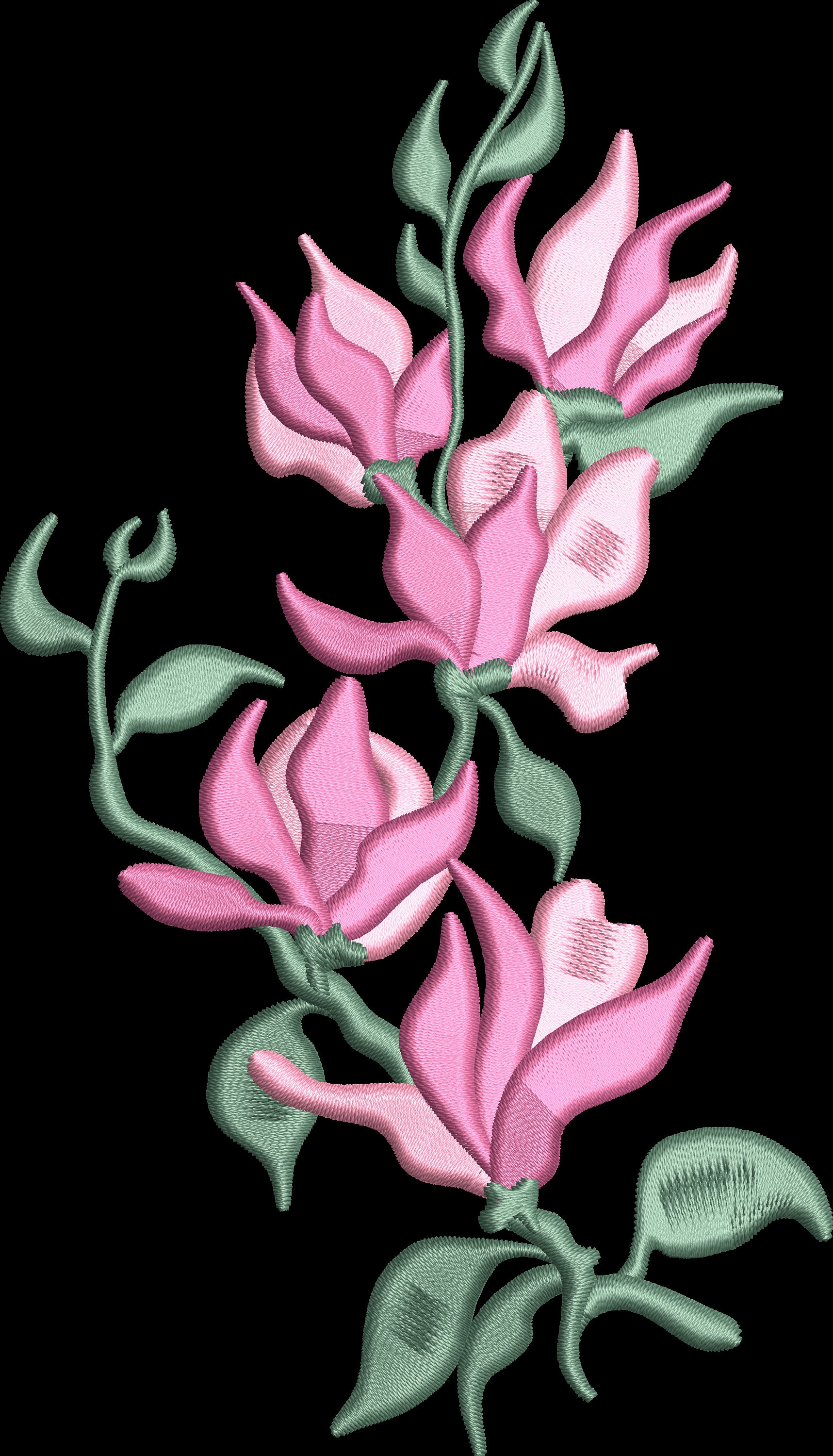 Magnolia Flowers Embroidery Magnolia Flowers Embroidery