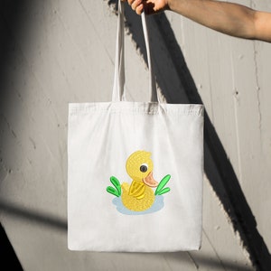 Rubber Ducky Machine Embroidery Design. Splashing Baby - Etsy