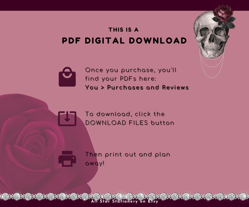 Red Rose Only Fans Planner OF Planner OnlyFans Planner | Etsy