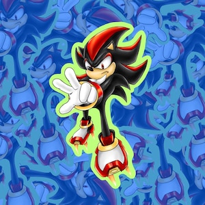 Naklejka winylowa Dark Hedgehog Speedster Gaming Fantasy Collectible Wall Art Dekoracja laptopa