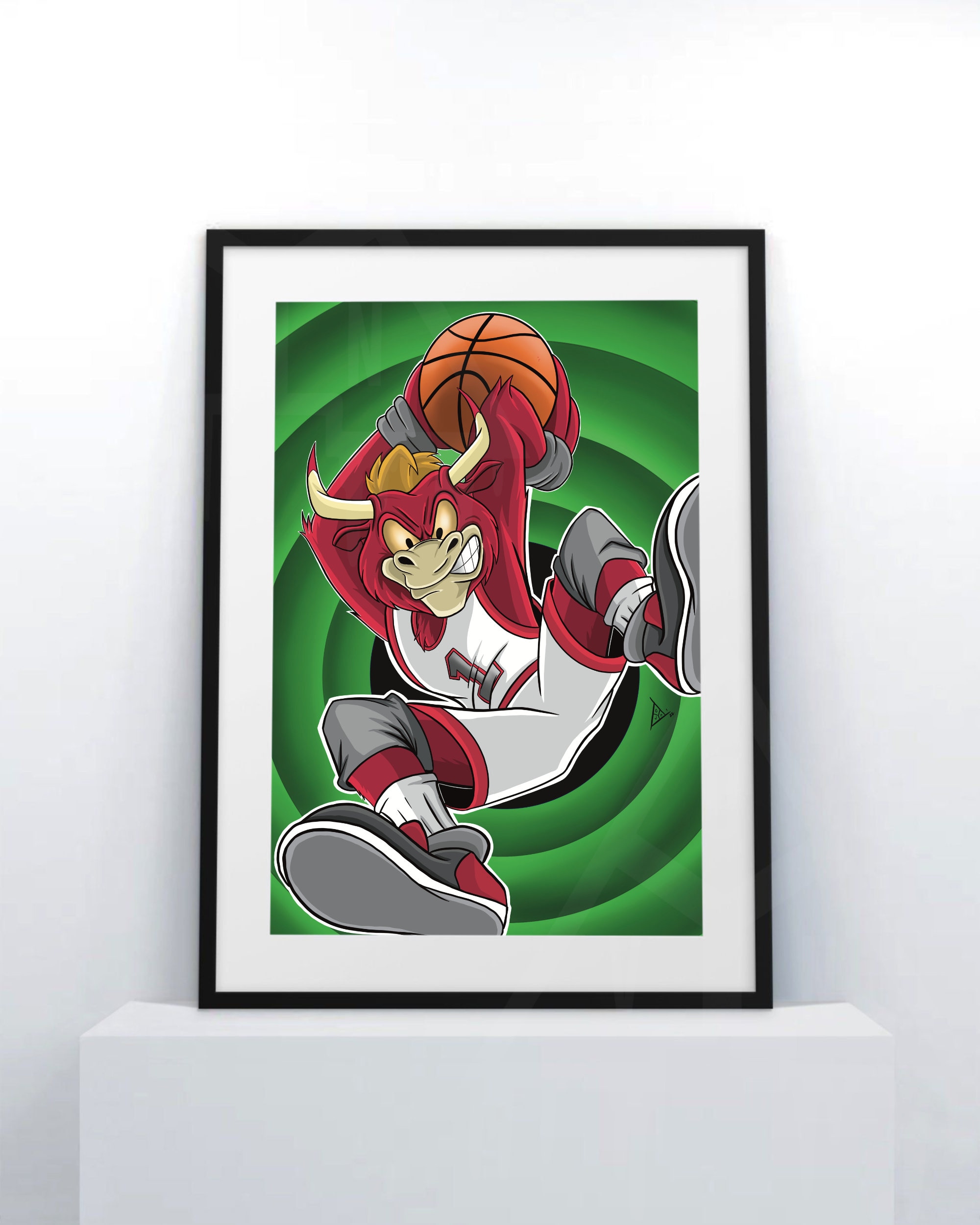 Benny the Bull NBA Illustration Fan art, nba, fictional Character, cartoon,  sports png