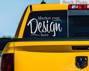Download Window Decal Mockup Etsy