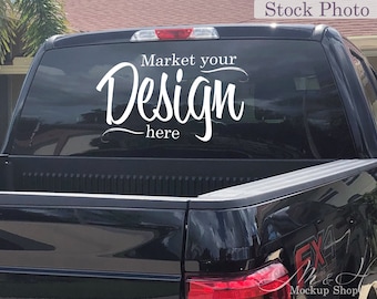 Download Window Decal Mockup Etsy