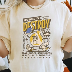 AA Gift for Addiction Recovery, Best Sobriety Gift for Him or Her | 12 Steps Friend of Bill W NA Clean & Sober Shirt for Men and Women