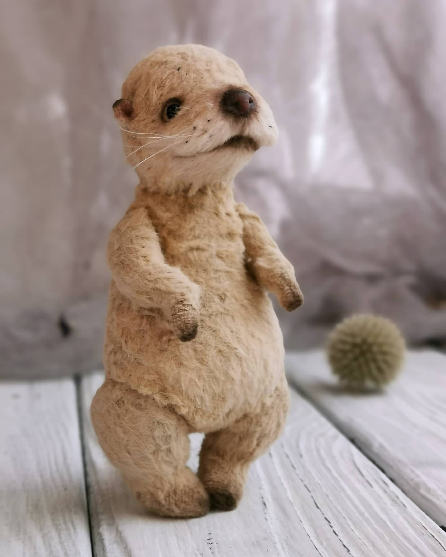 Teddy Otter Geschenke Spielzeug Tier Süße Otter Puppe | Etsy