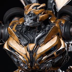 BumbleBee FanArt 3D Printed Figure | Figurine 3D Printed High-Quality SLA Print - Hand-Painted - Collectible Figure | Transformers Autobot