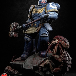 233mm Height | Titus FanArt | Figurine 3D Printed High-Quality SLA Print-Hand-Painted On Request- Collectible Figure - Gift