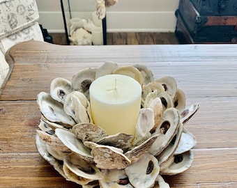Oyster Shell Candle holder