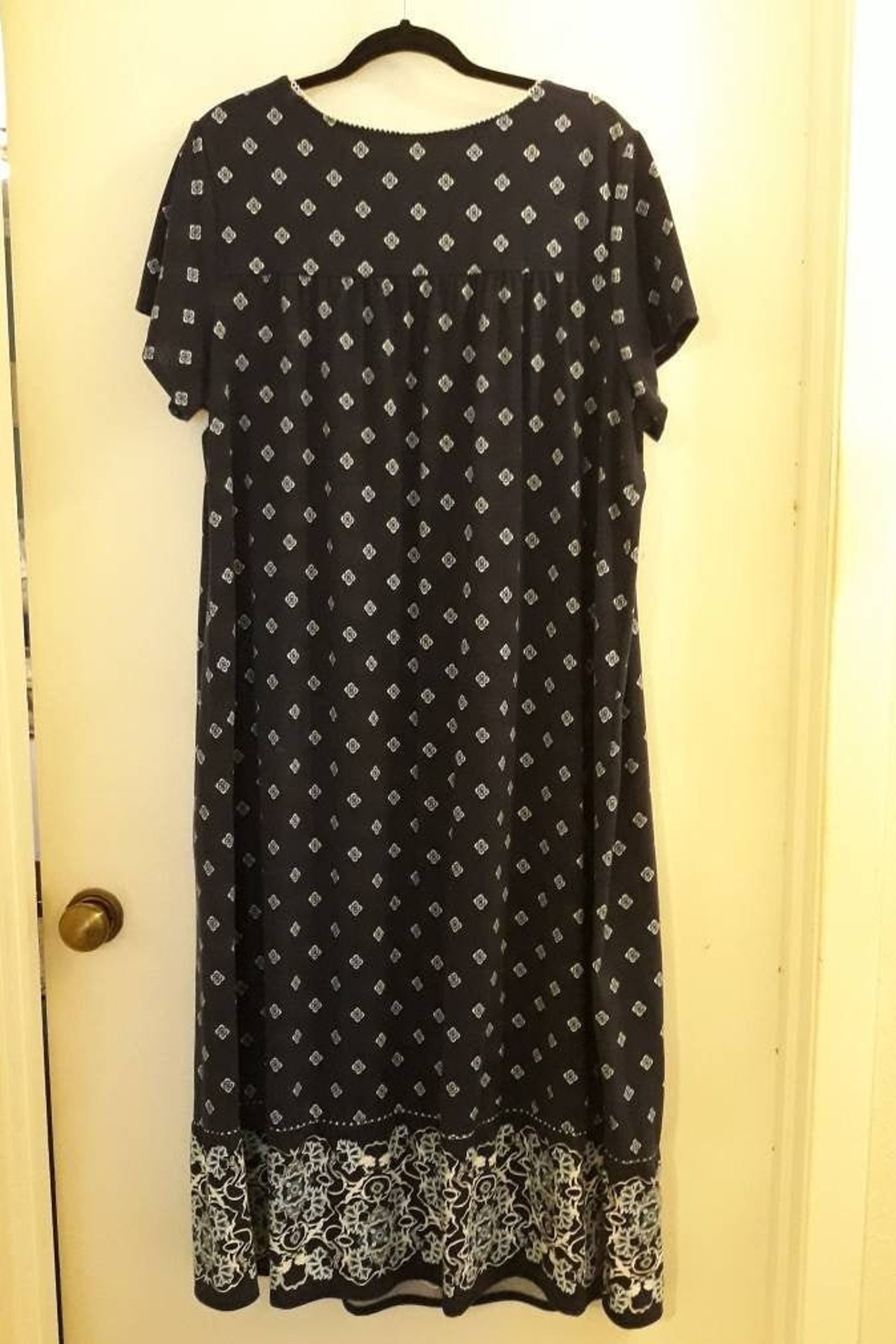 Size 2X House Dress Muumuu Moomoo Boho Maxi Morning Dress by - Etsy